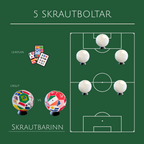 5 Skrautboltar